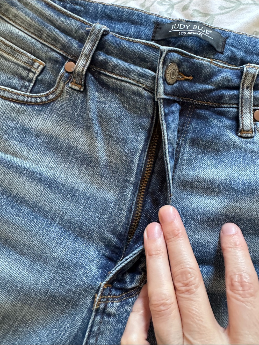 Judy Blue Charlotte Tummy Control Release High-Rise Flare Jeans - Picture 10 of 13